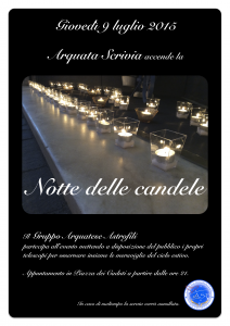 Notte delle candele 2015