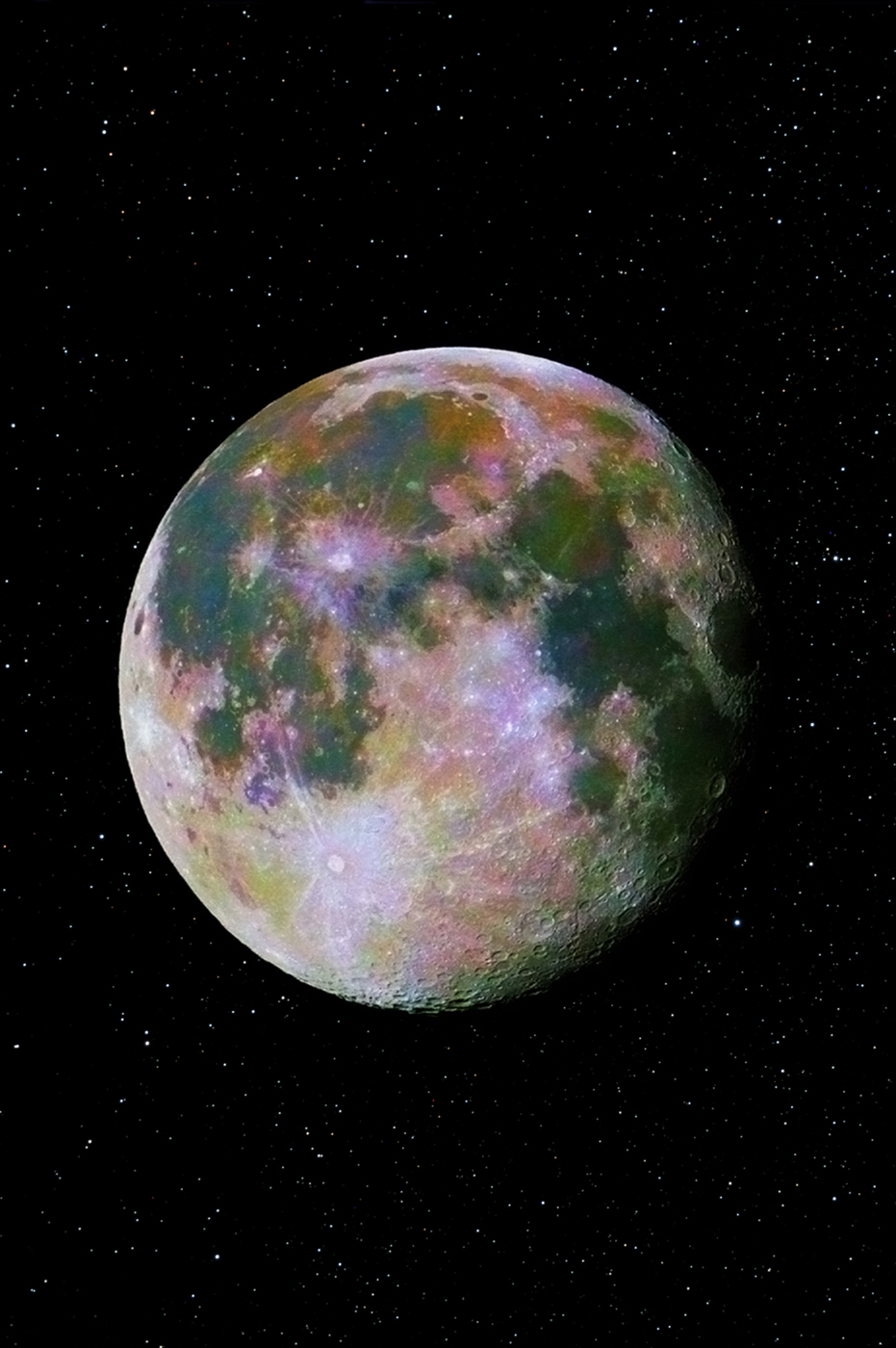 Luna a colori   